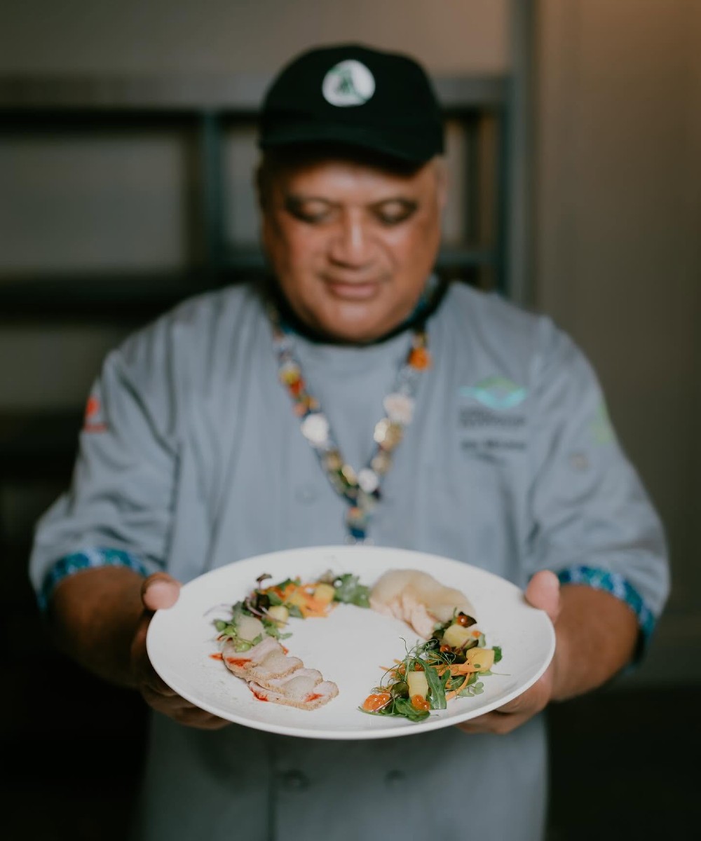 Aotearoa dish presented at Hawaiian Food Festival